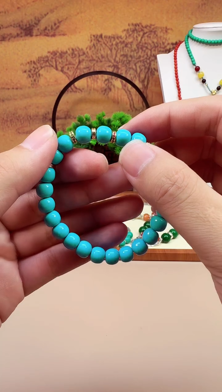 玛瑙/玉髓手链14K金镶嵌S159