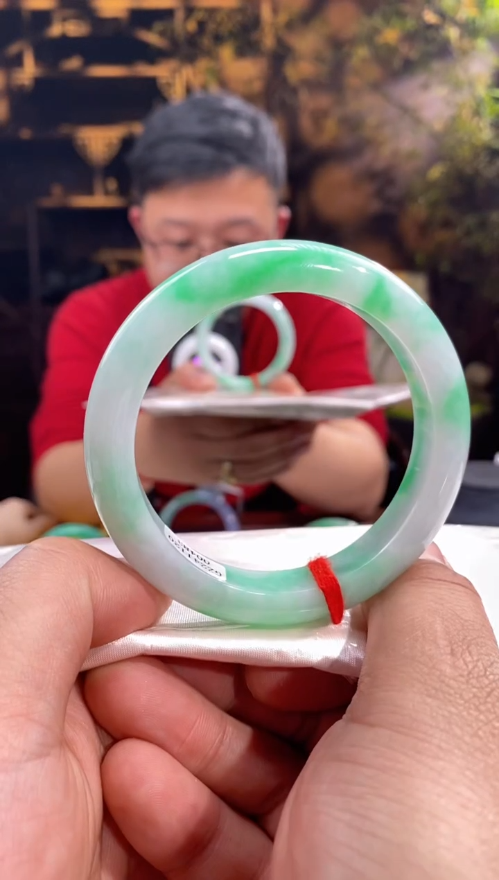 【闪购商品】翡翠手镯未镶嵌90058-天然翡翠a货59.5圈口