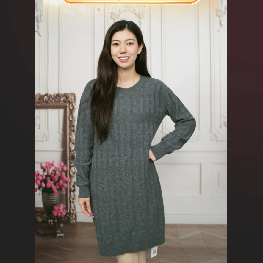 95新 Hermes/爱马仕 麦殿 /毛衣灰色/251102SRRHC01