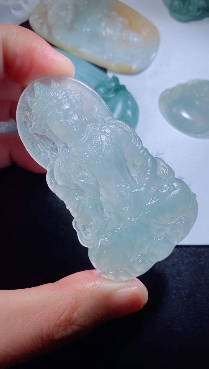【闪购商品】定制翡翠未镶嵌毛货不支持退换付款后联系客服确认抛光