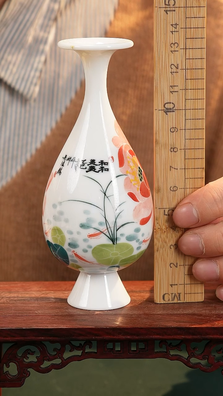 【闪购商品】摆件釉下五彩纯手工手绘原创瓷器