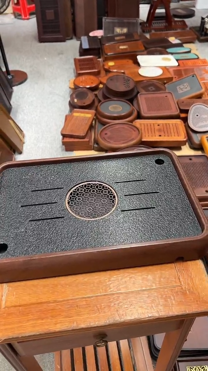 新品福利石材39CM*宽26CM茶盘