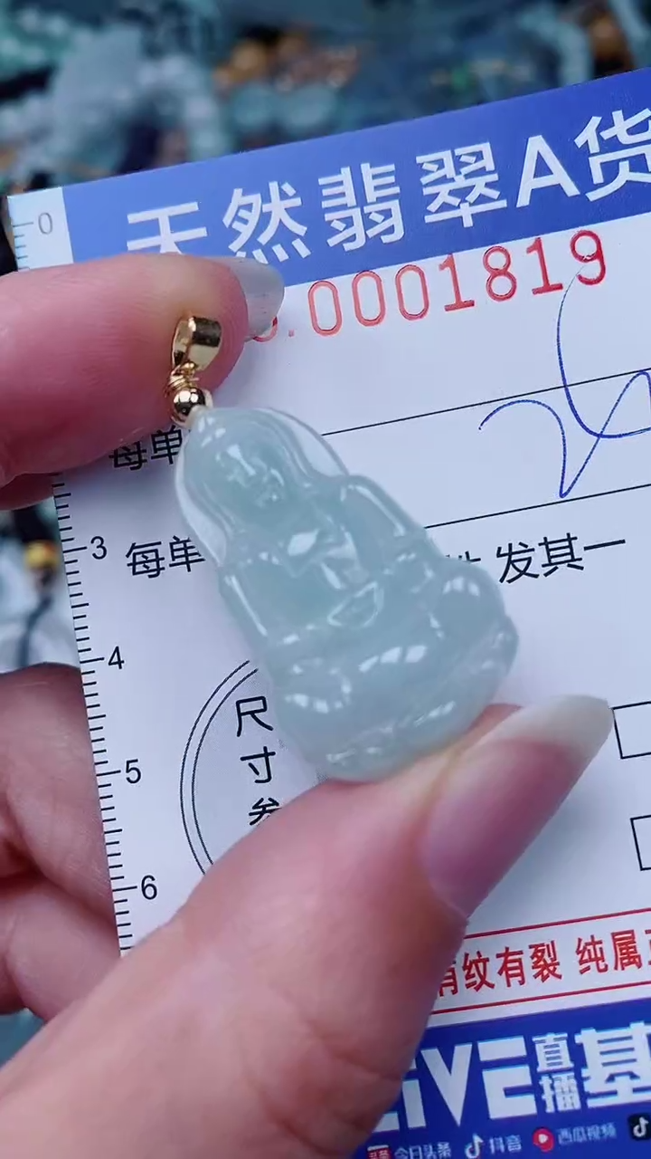 翡翠未镶嵌颈饰00001819