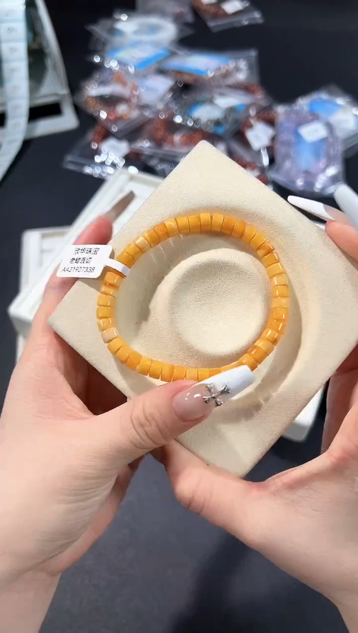 手链蜜蜡未镶嵌77m多样性发其一【1条】默认微瑕