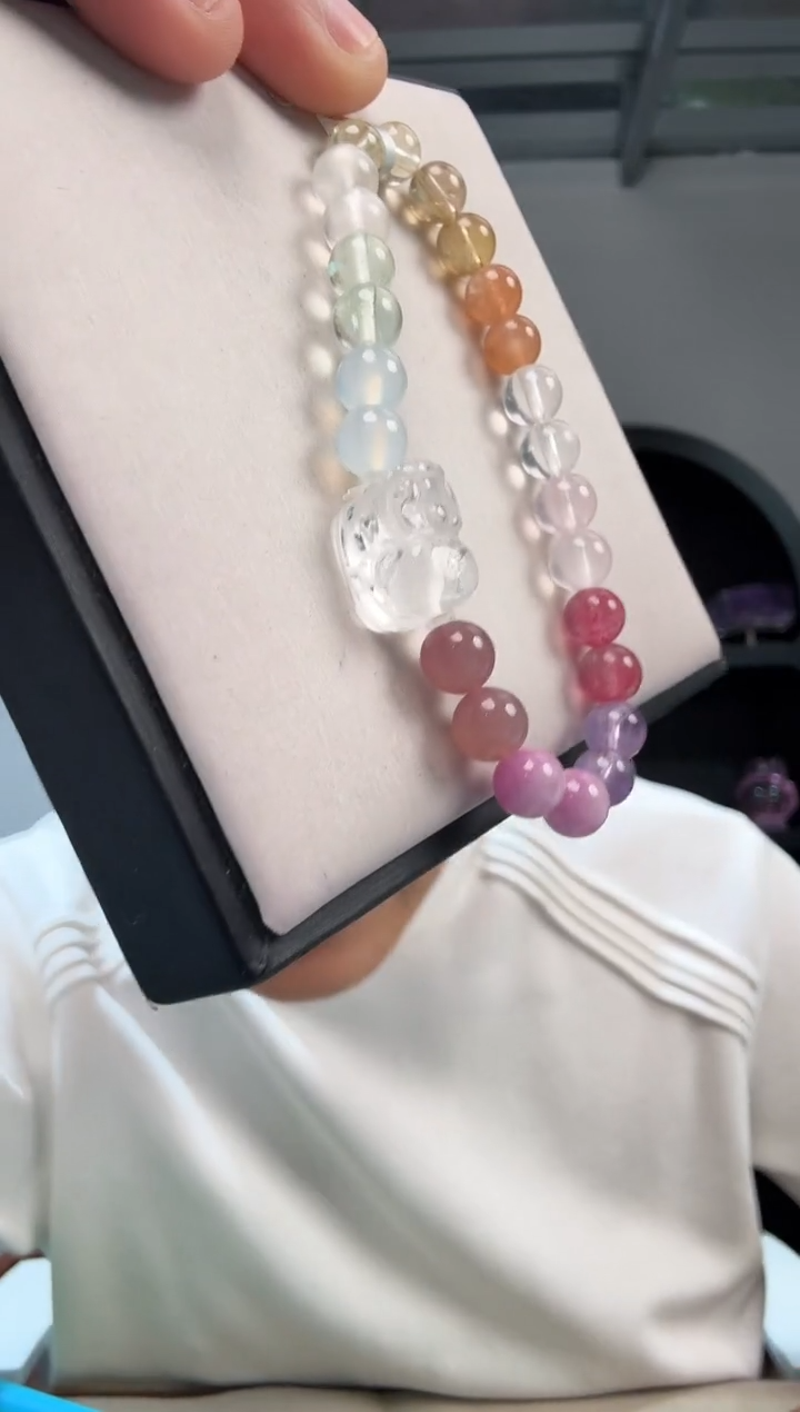 未镶嵌手链水晶晶0565 约7mm