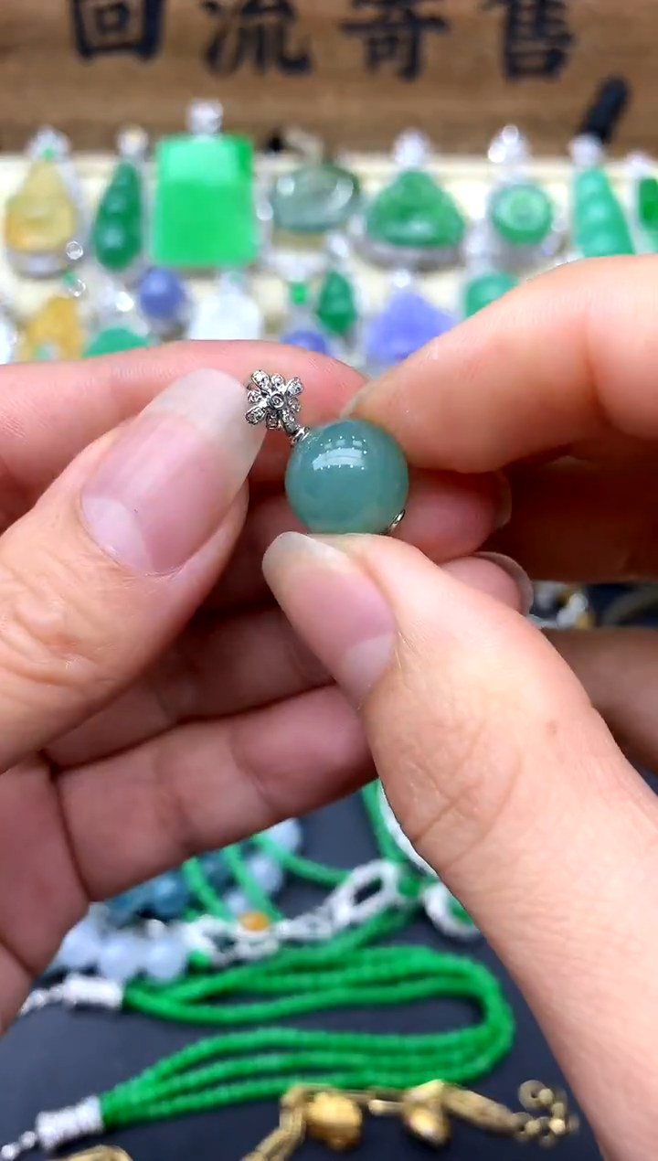 【闪购商品】翡翠颈饰18K金镶嵌208-中国好珍宝
