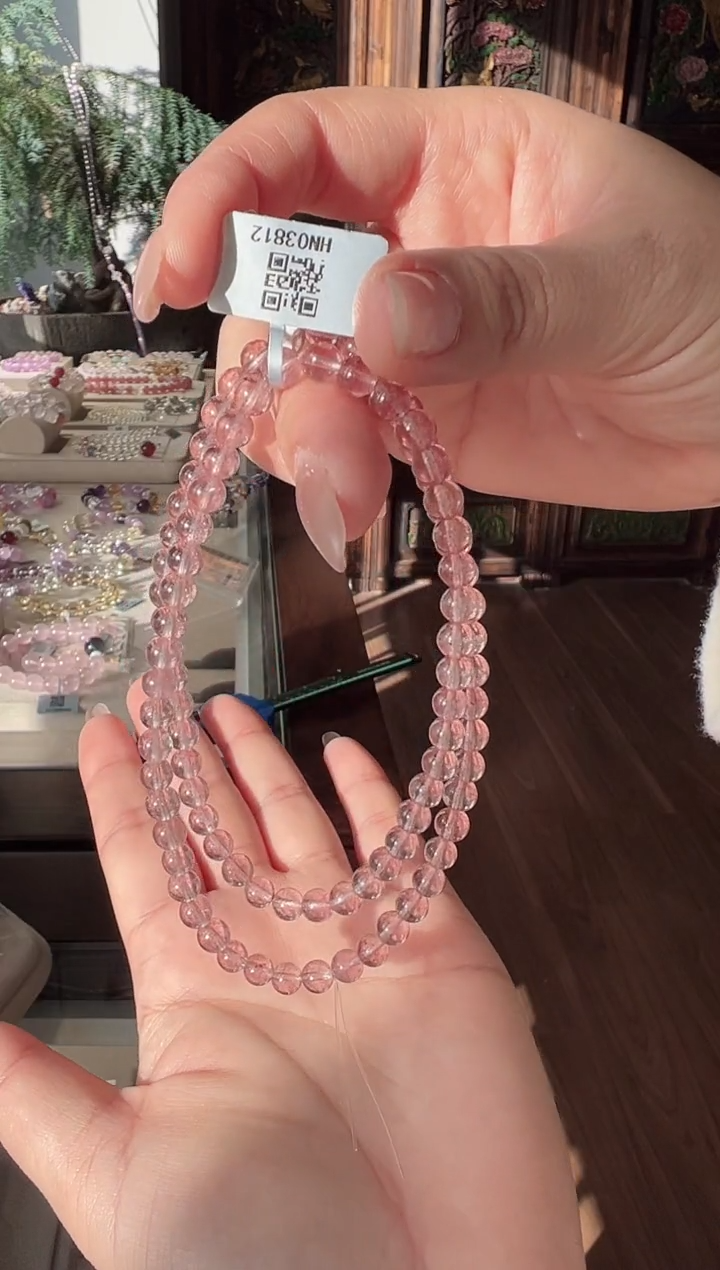 未镶嵌手串石英质玉手串