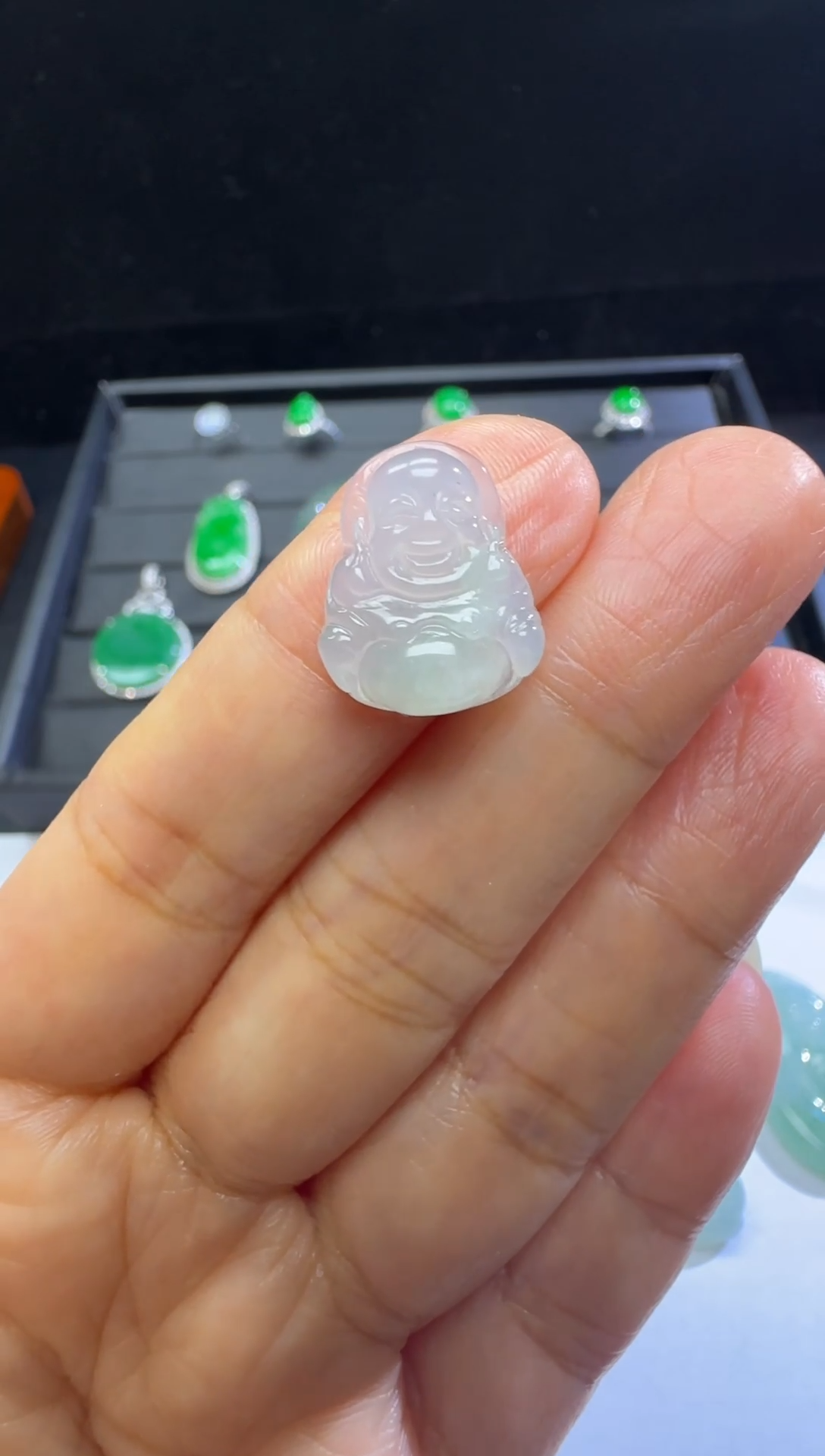 【闪购商品】翡翠吊坠(不含链)未镶嵌小佛公