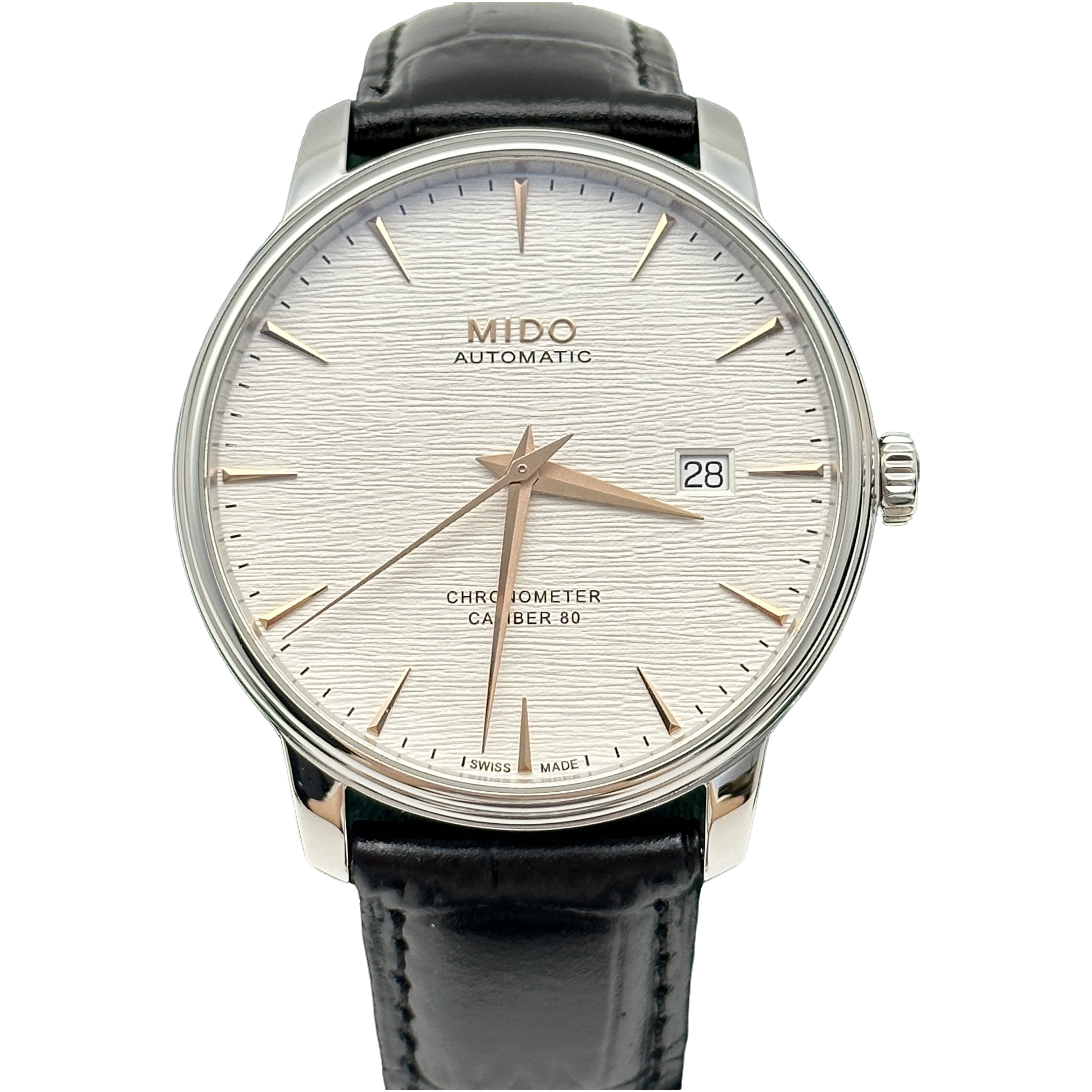 99新 Mido/美度 贝伦赛丽/臻耀/男机械腕表天文台/公价10100/40MM