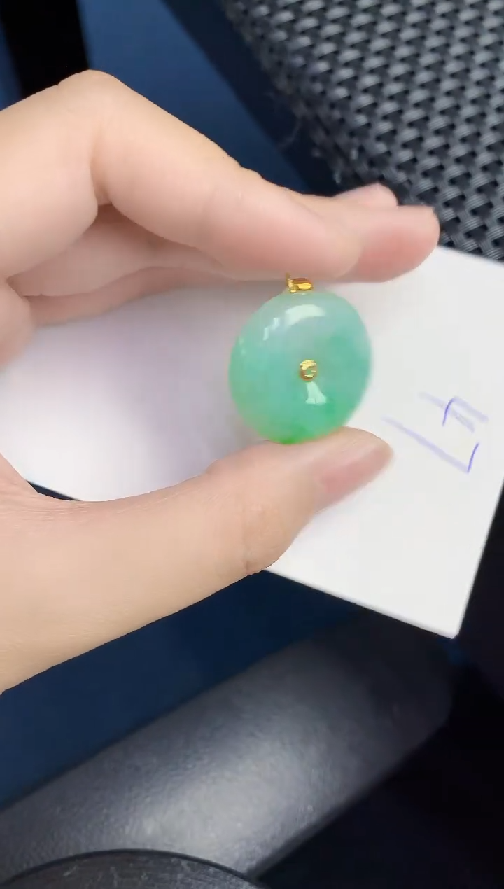 【闪购商品】翡翠18K金镶嵌颈饰000000000