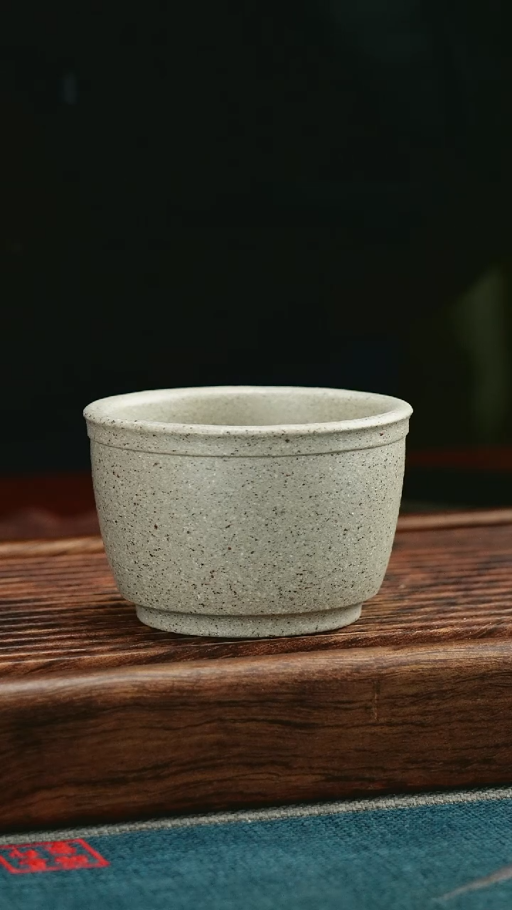 【闪购商品】紫砂茶杯白段缸杯