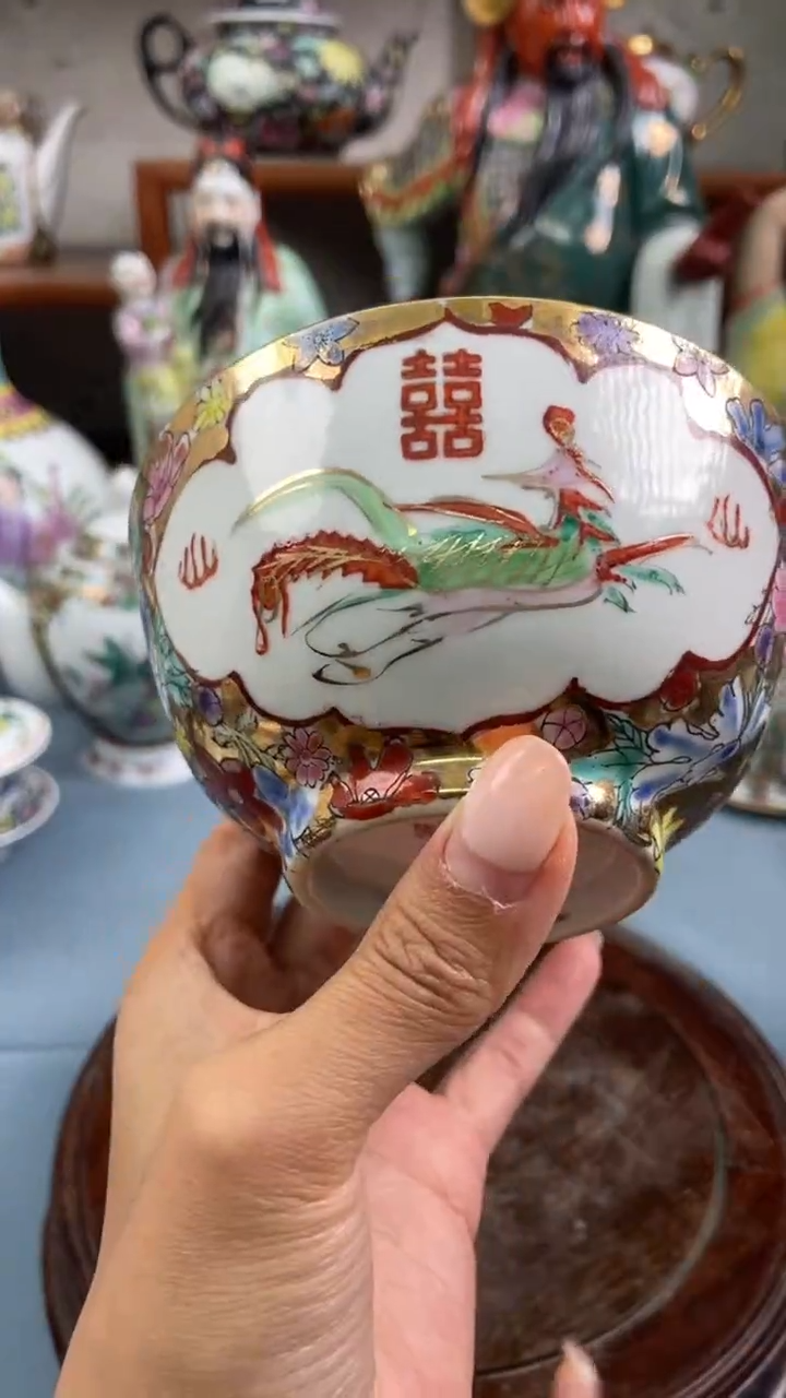 瓷片微瑕慎拍景德镇窑老厂瓷器单件