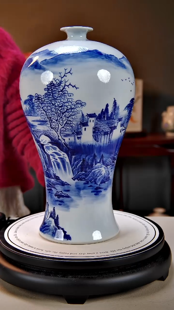 摆件陶景德镇手绘陶瓷24