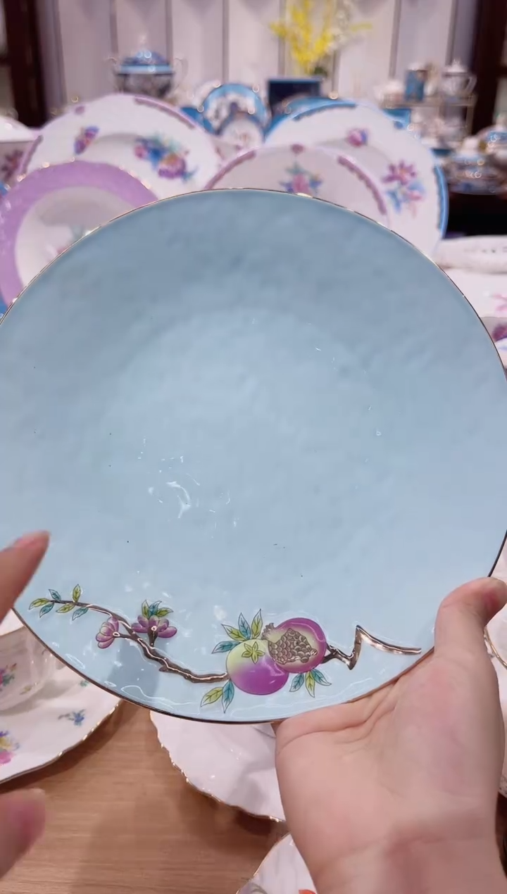 36%以上骨粉骨瓷8寸平盘