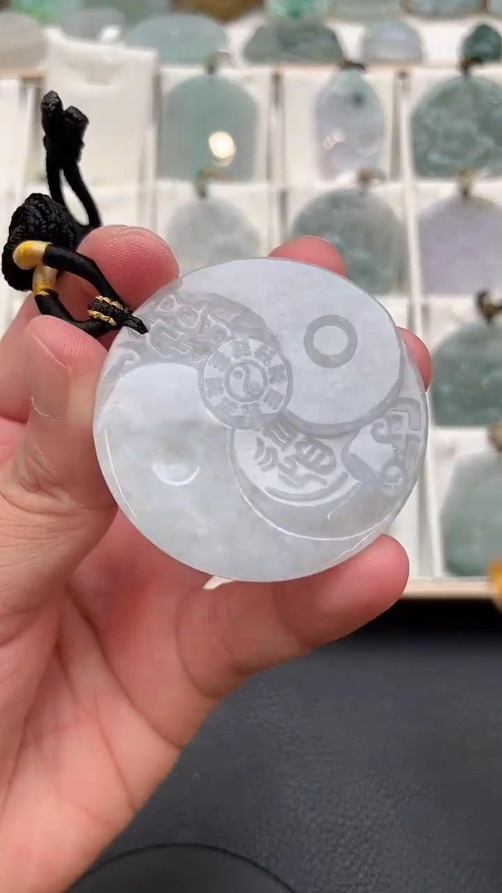 颈饰未镶嵌翡翠天然缅甸翡翠A货178