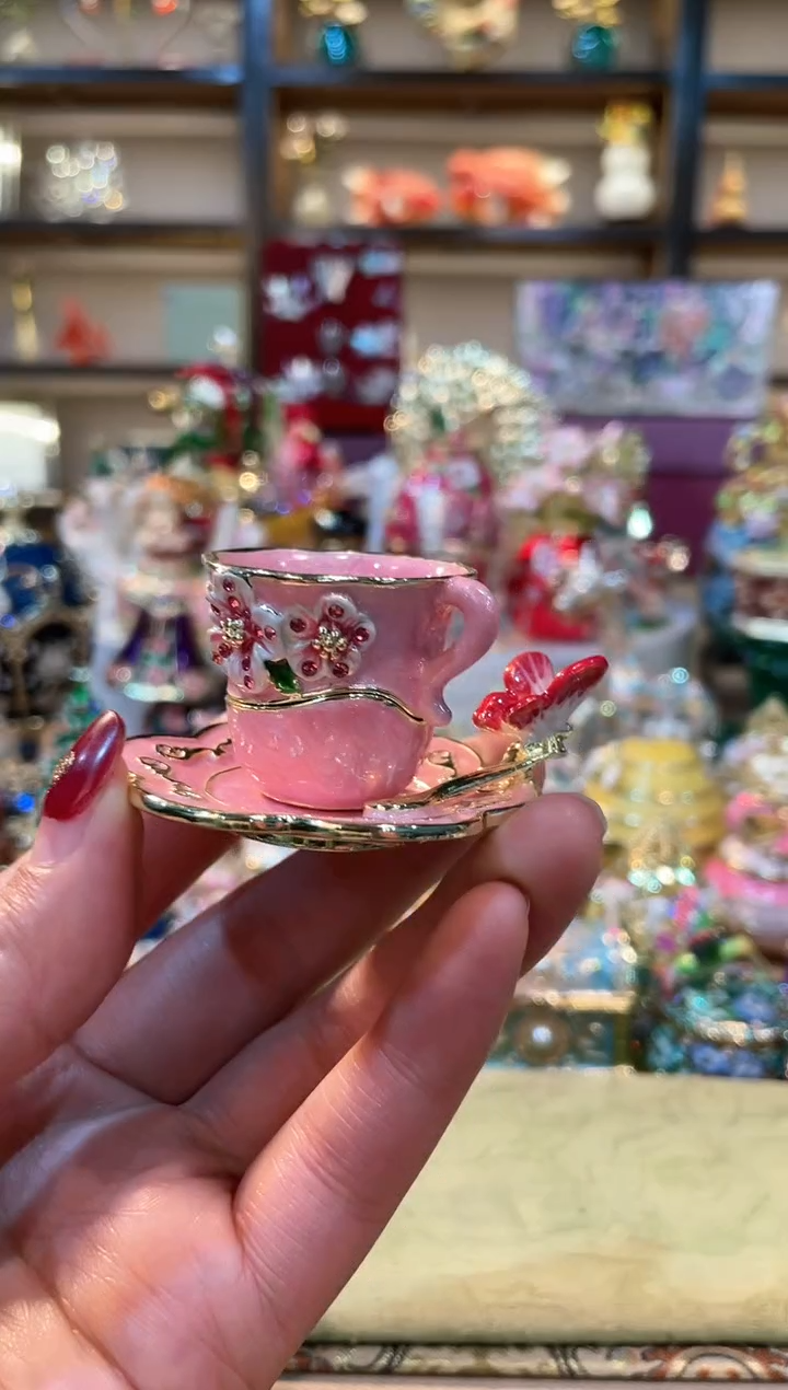 【闪购商品】精致珐琅彩首饰盒