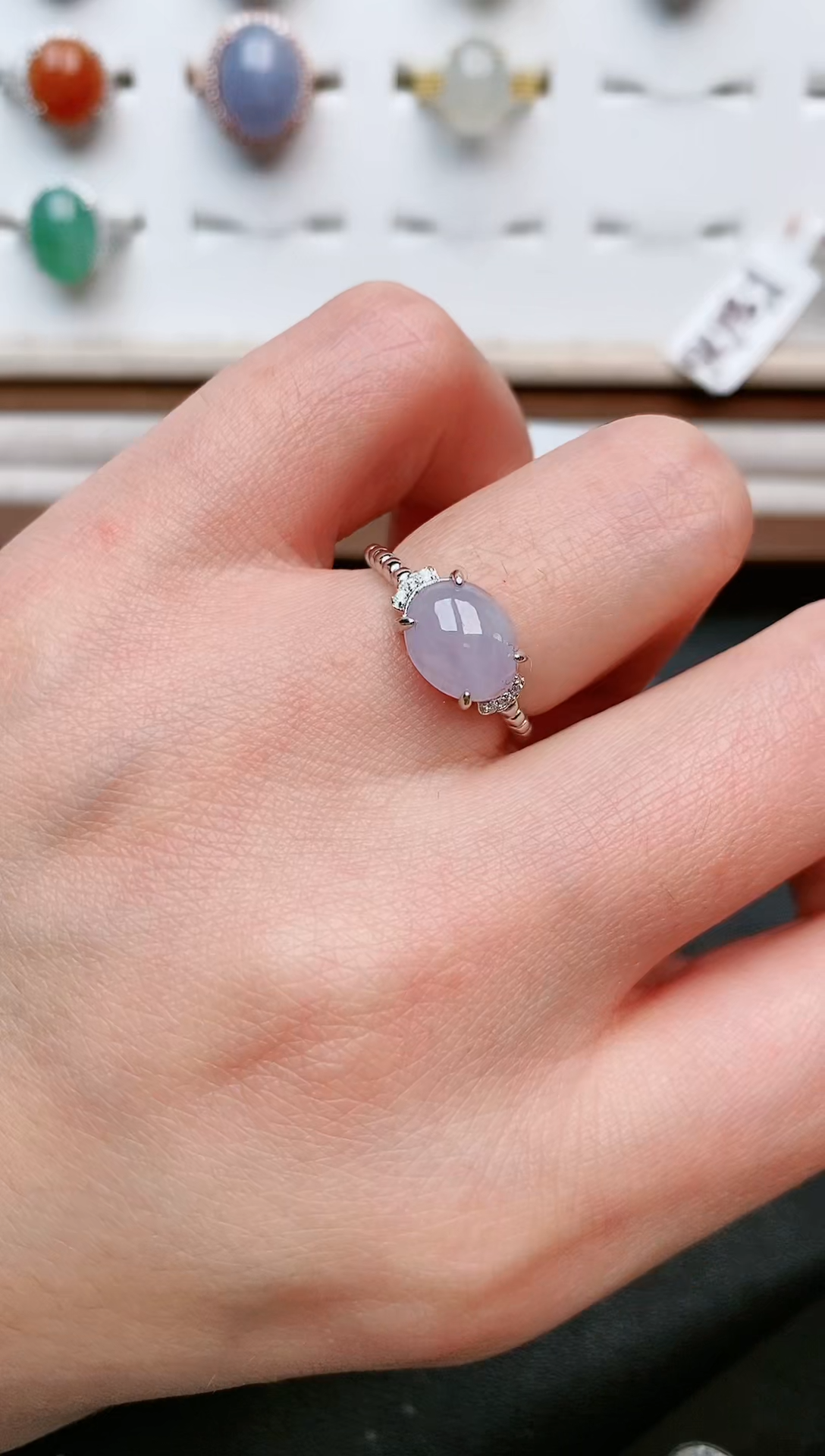 【闪购商品】翡翠戒指银S925镶嵌.....