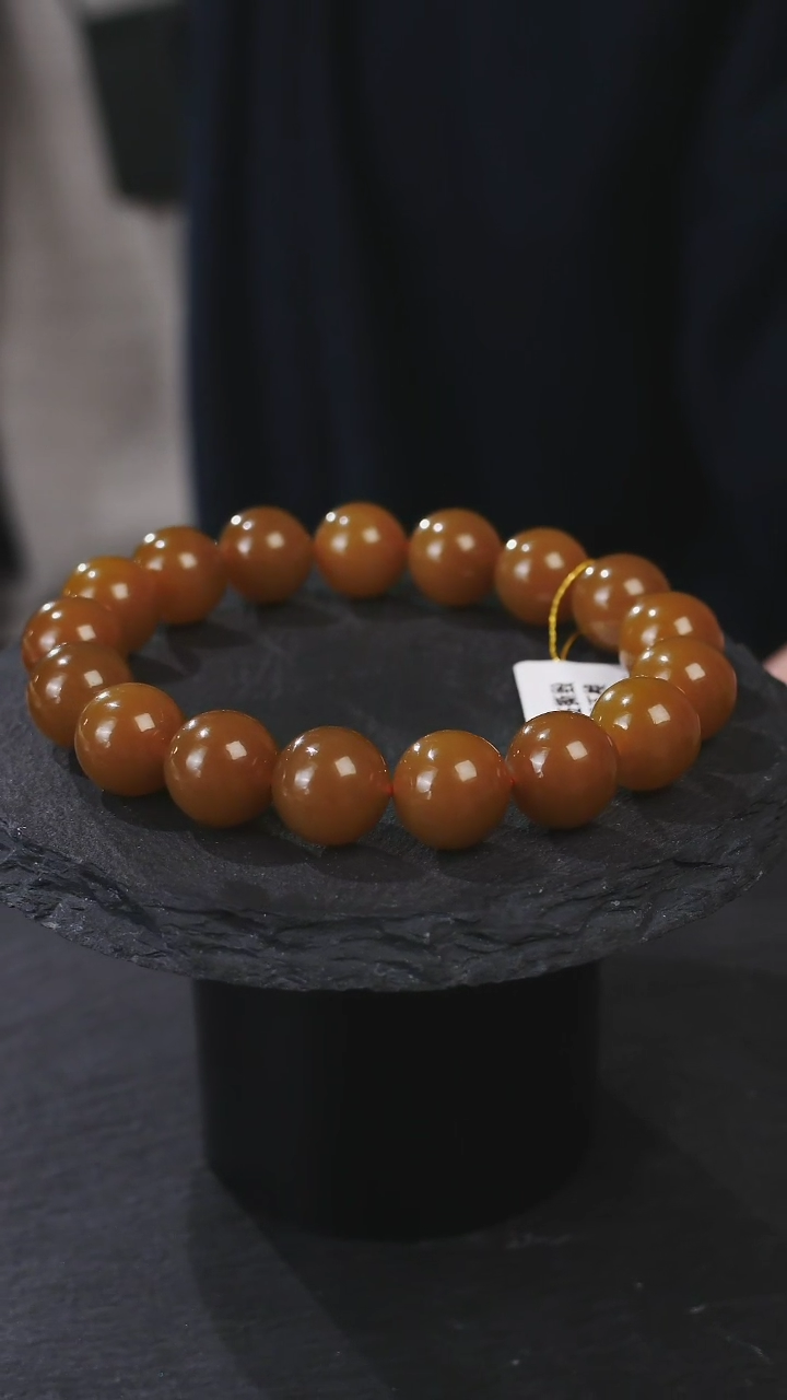 【闪购商品】和田玉手串未镶嵌和田玉全糖单圈卡12