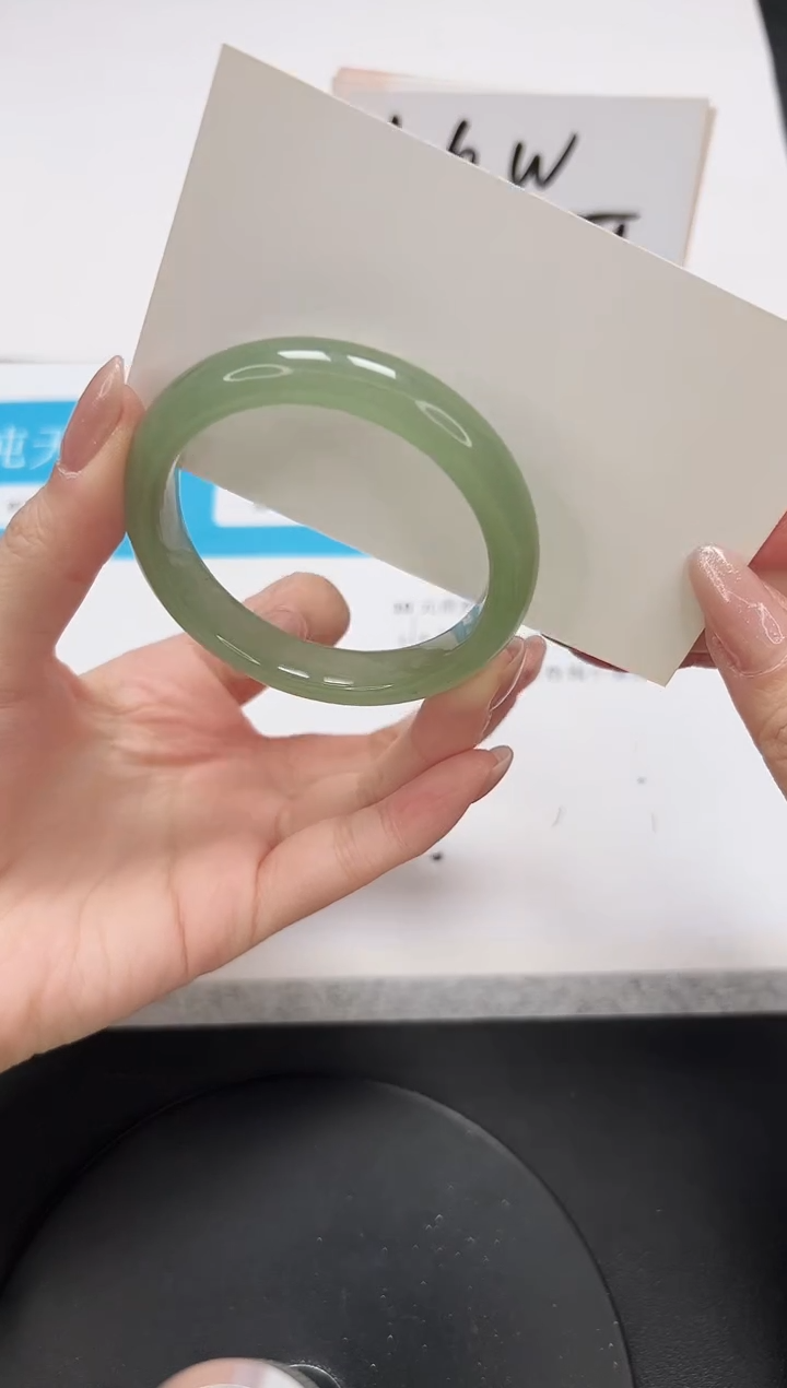 【闪购商品】石英质玉手镯未镶嵌A154-50.9