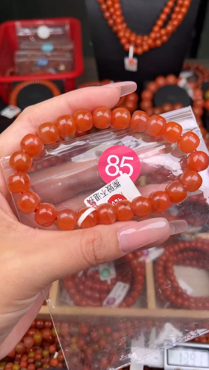 南红玛瑙未镶嵌珠宝奇石85-10+