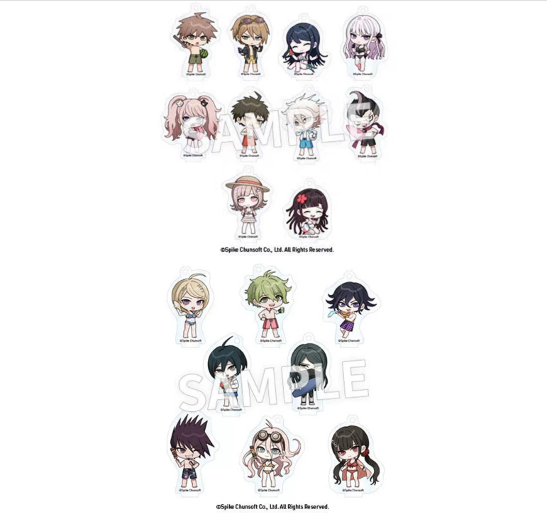 【代拆】正版弹丸论破亚克力立牌挂件Q板泳装