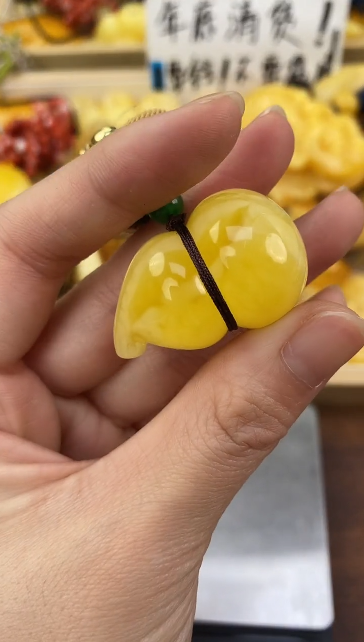 裸石琥珀未镶嵌天然琥珀蜜蜡