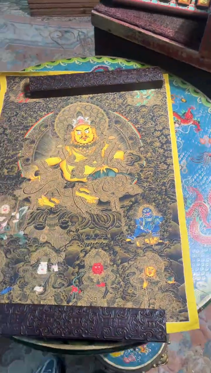 卷轴画东东唐卡tk16
