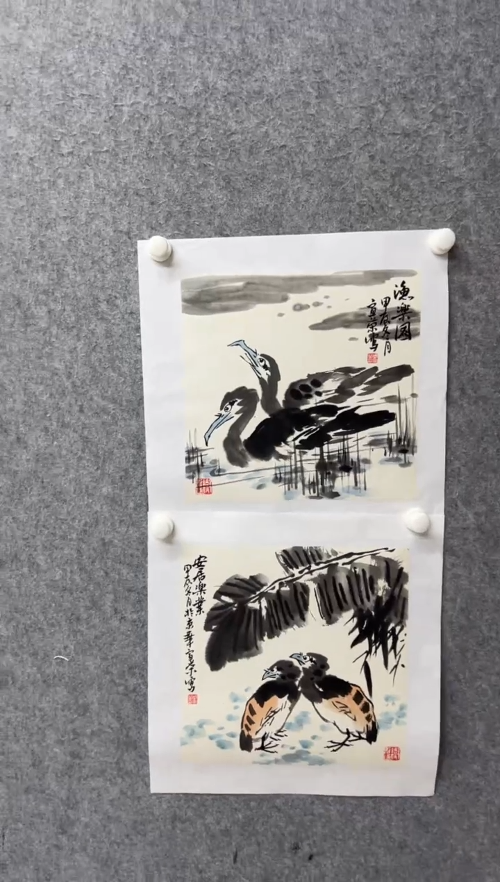 【闪购商品】国画写意画花鸟画手绘