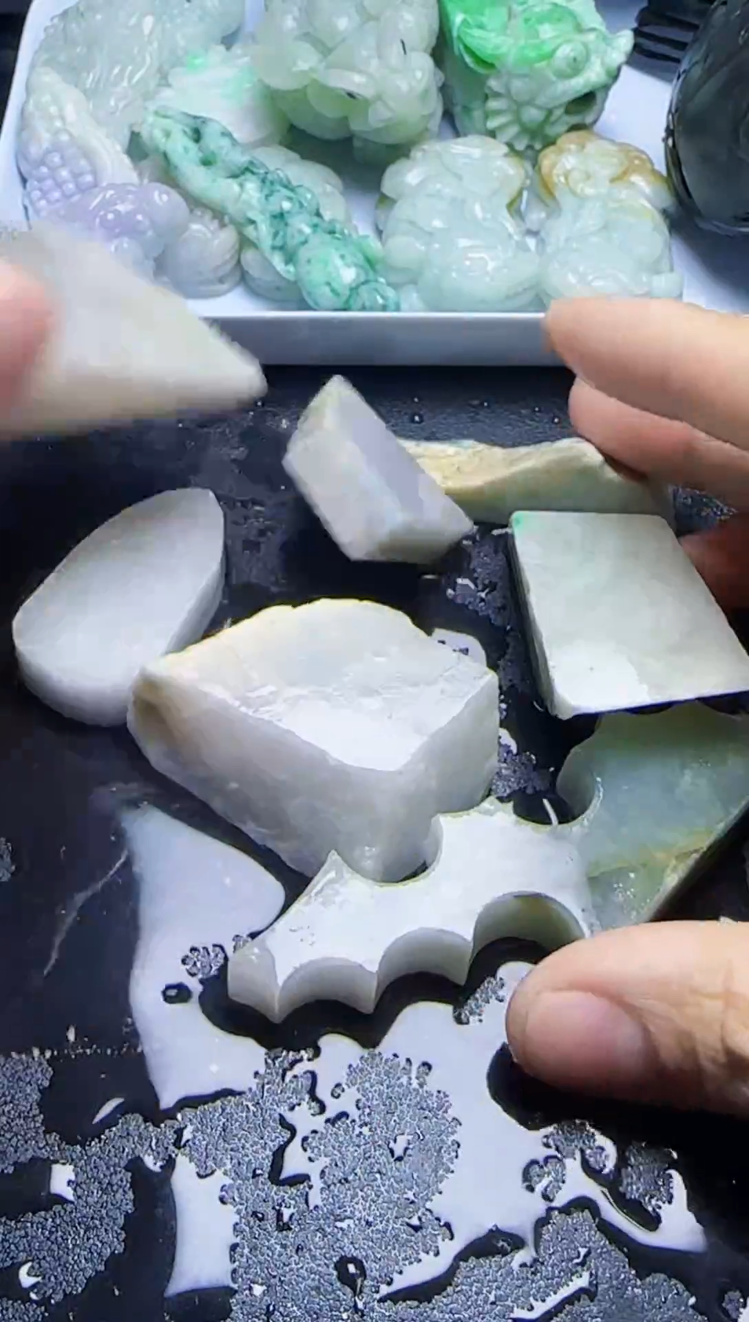 未镶嵌挂件翡翠028