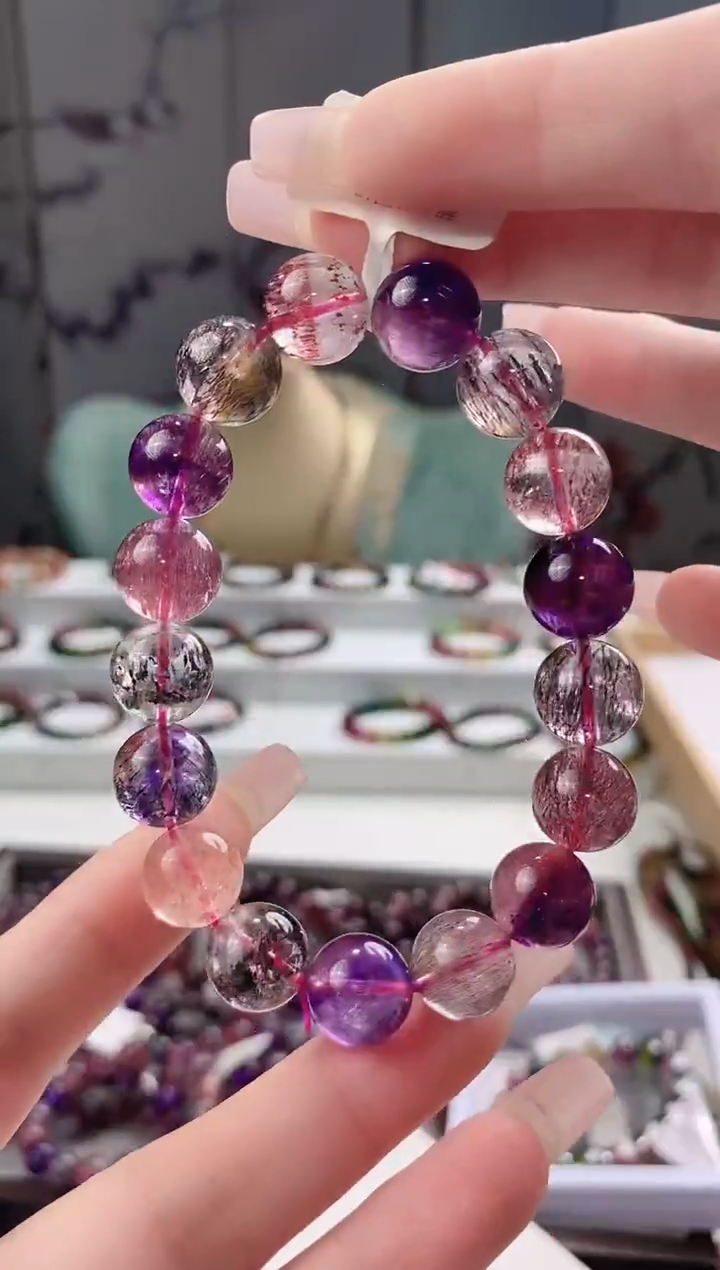 【闪购商品】水晶超七单圈12*未镶嵌多人多样性发其一