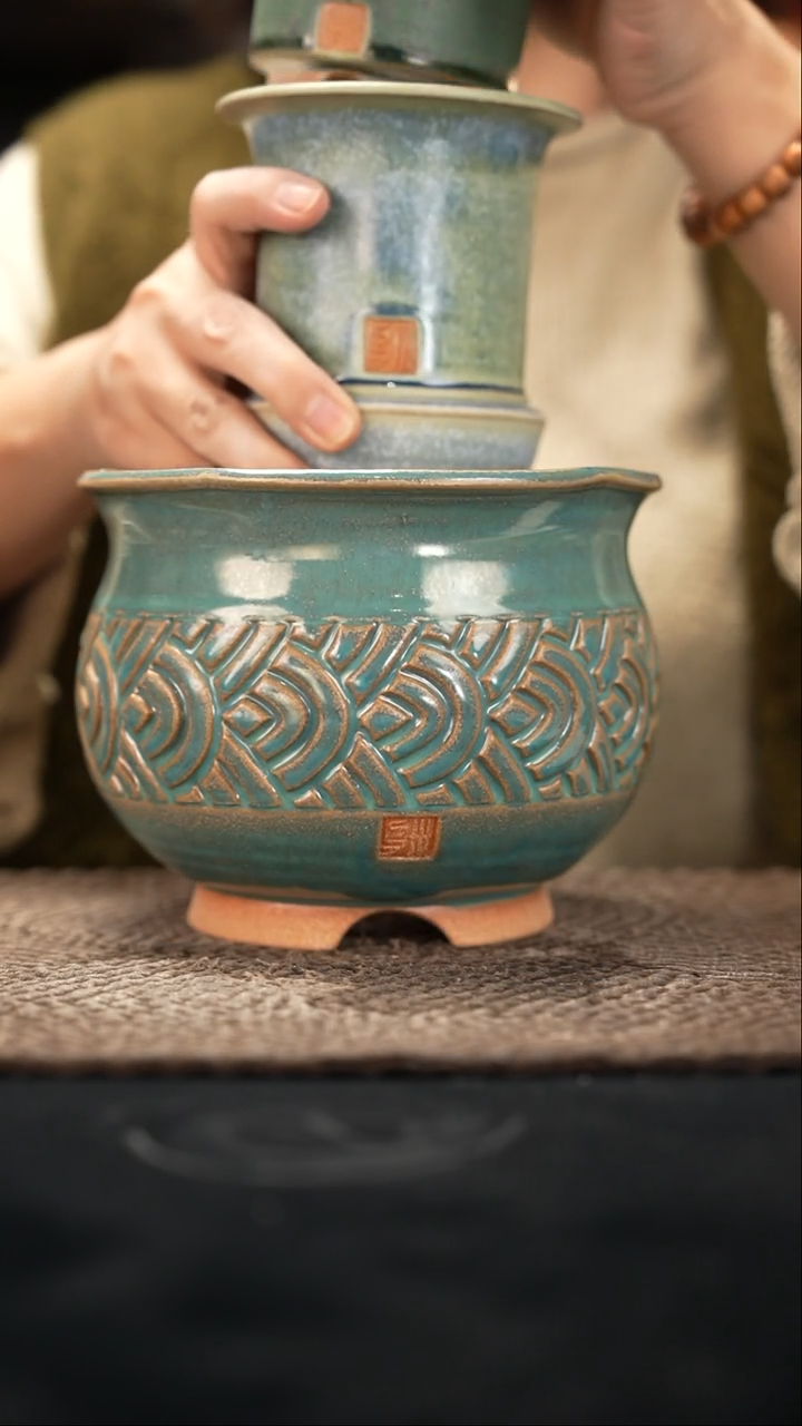 口径花盆-12-10-282一组4个默认有瑕特*/