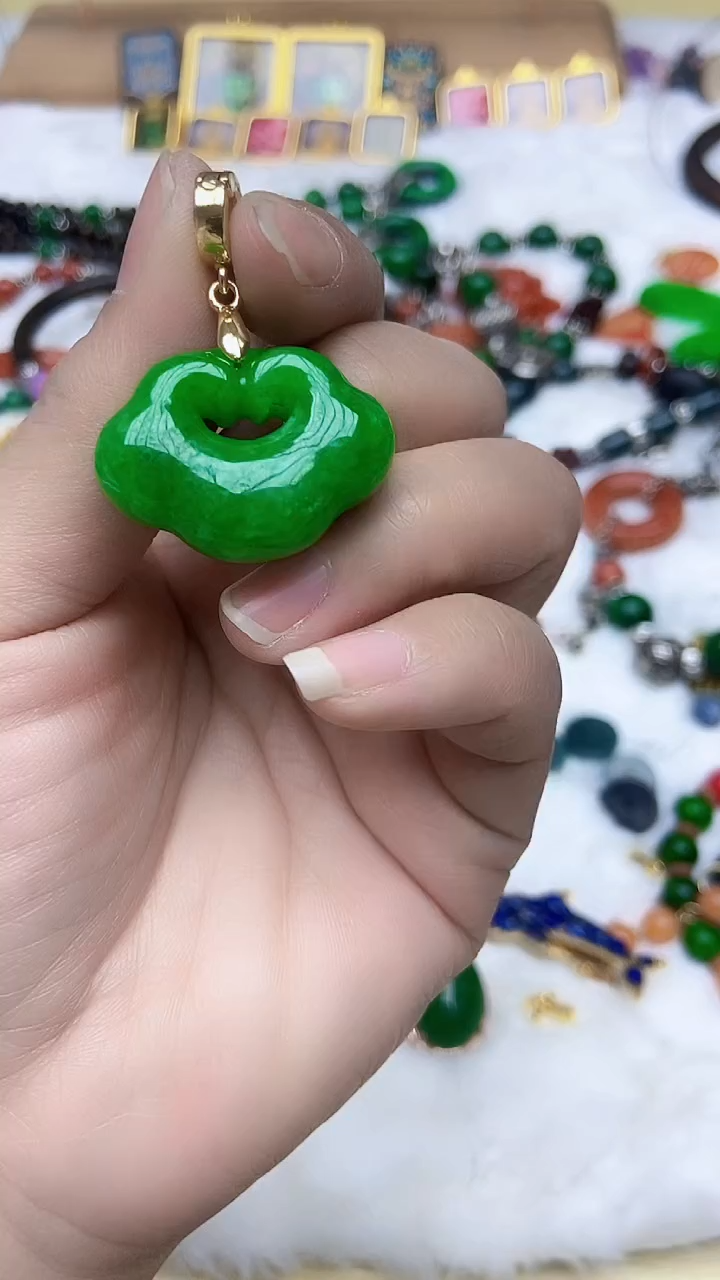 【闪购商品】翡翠颈饰未镶嵌A42GDGDGGD