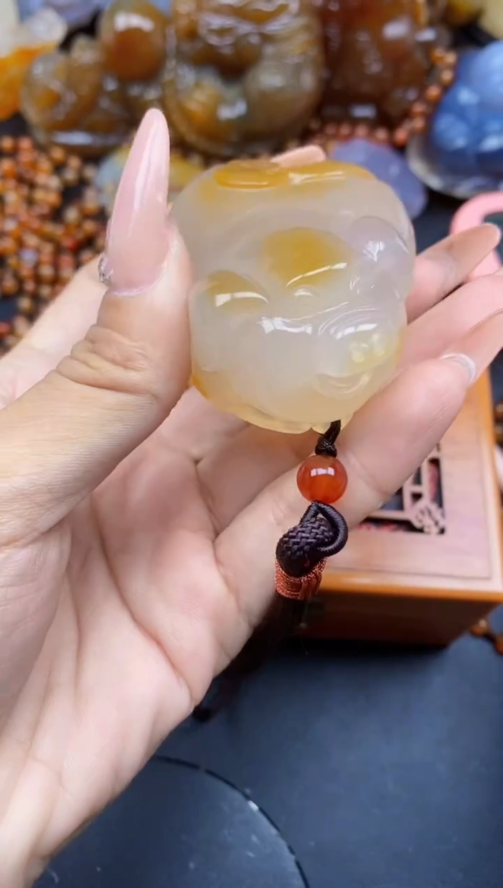 玛瑙/玉髓未镶嵌颈饰ll