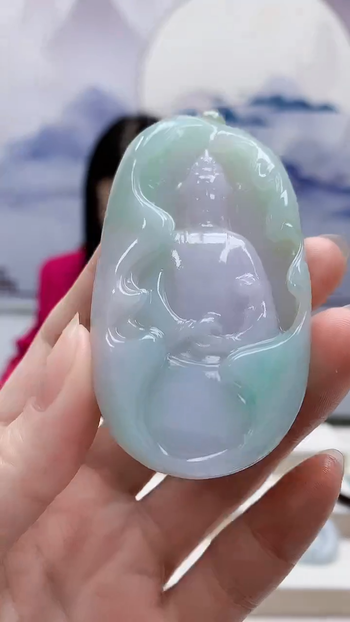 未镶嵌定制翡翠4812ry-毛货挂件99