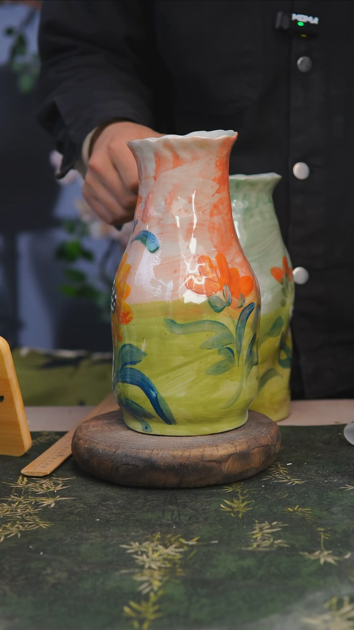 【闪购商品】景德镇高温手工陶瓷花器餐114