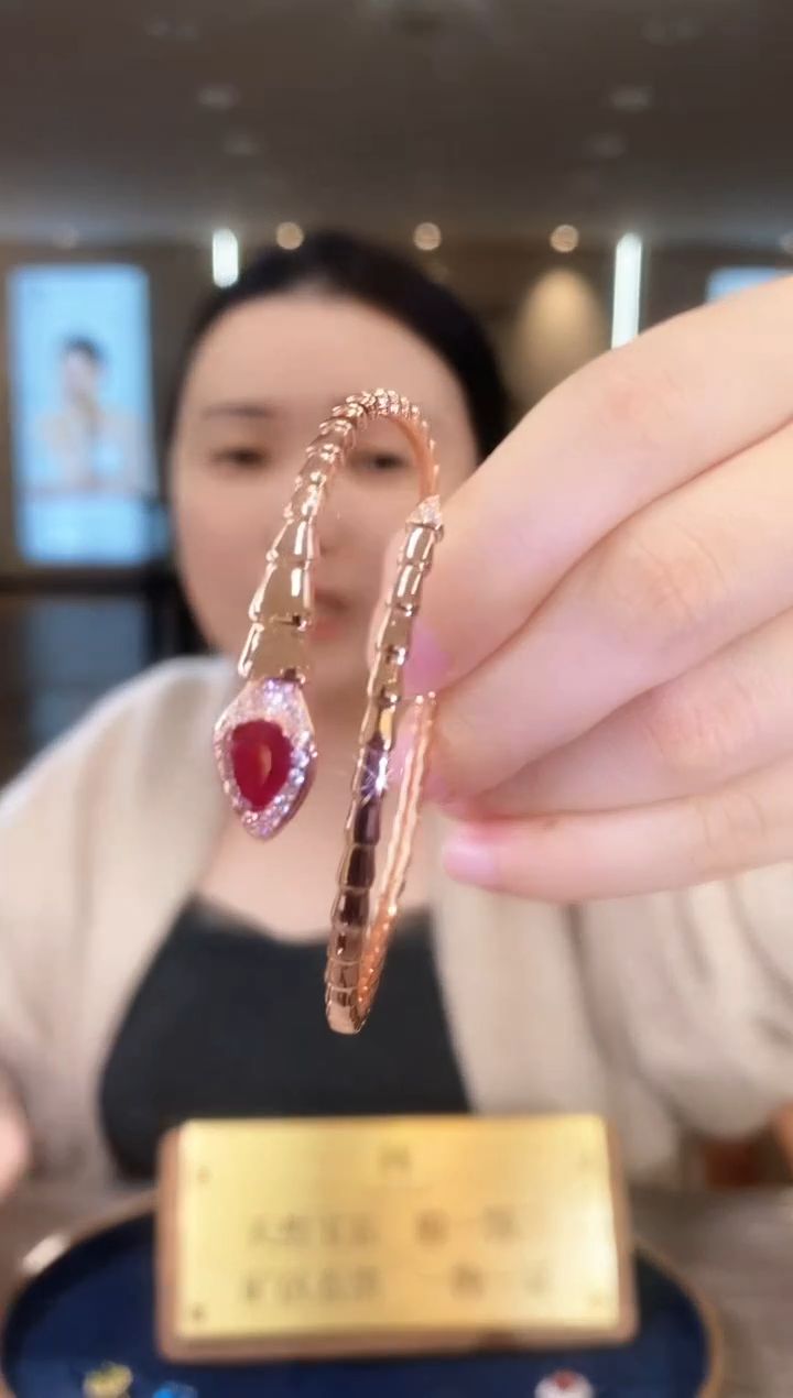 【闪购商品】红宝石手镯银S925镶嵌09