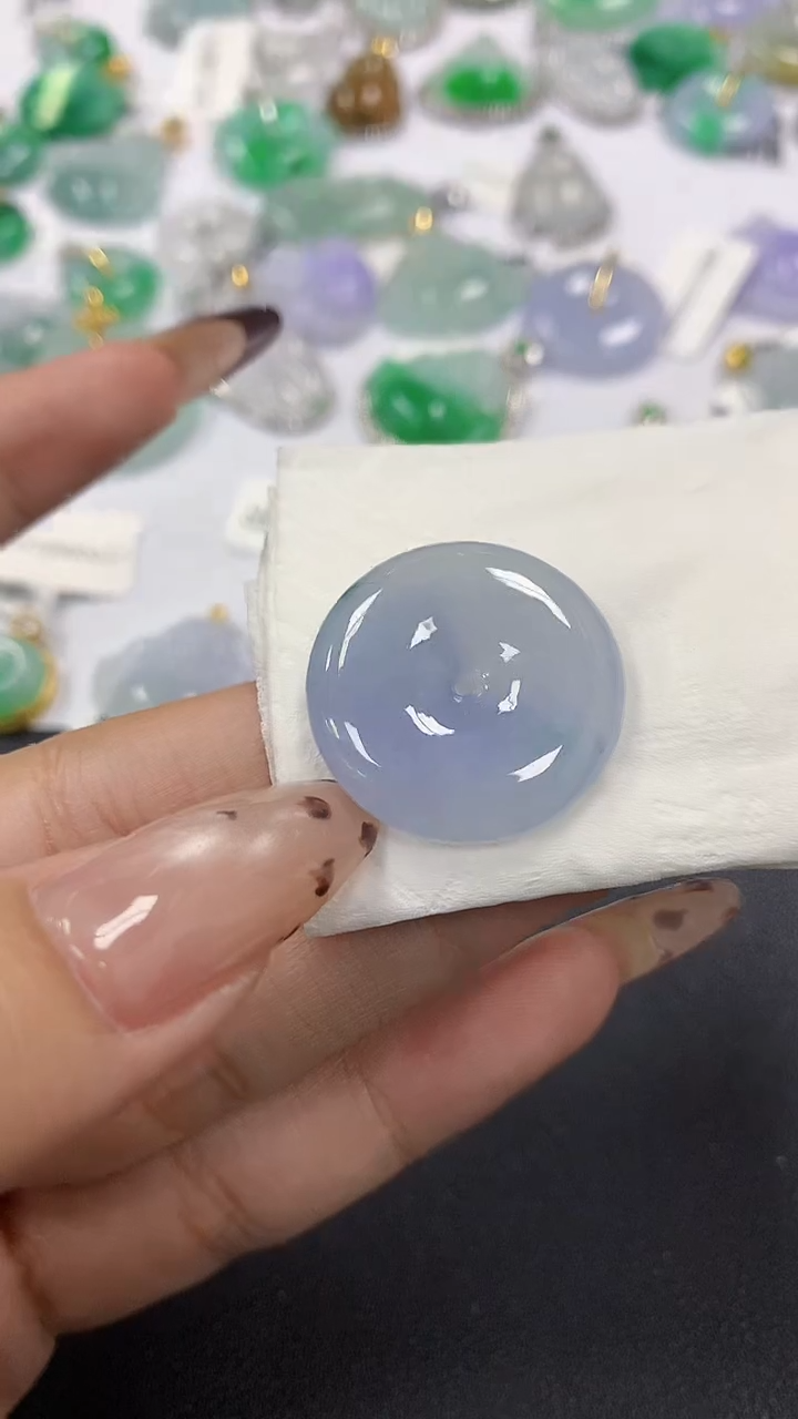 颈饰未镶嵌翡翠a货假一赔三支持复检百元上9元证书费自理