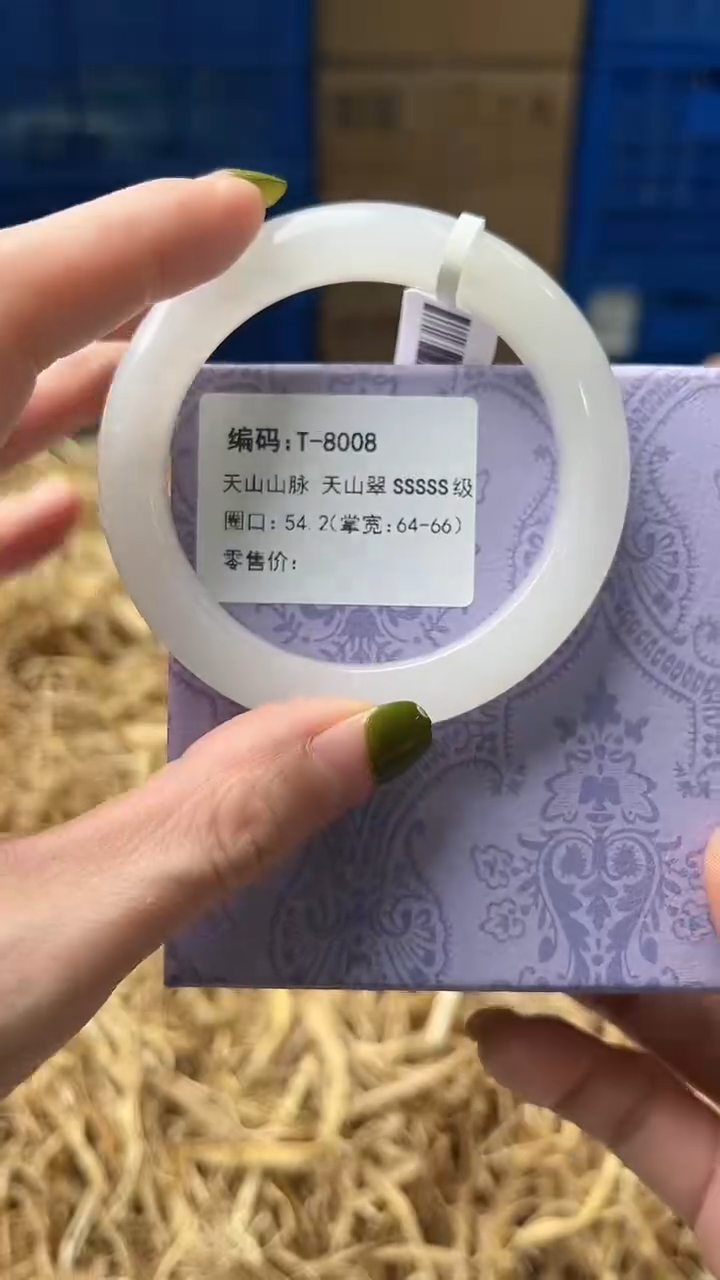 未镶嵌手镯石英质玉T8008