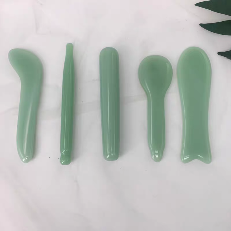 玉石拨筋棒刮板面部通用养颜棒