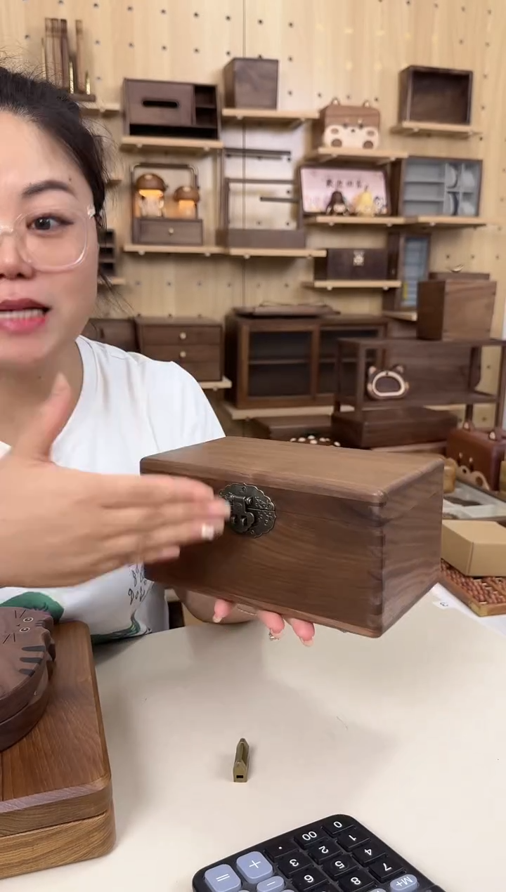 木北美黑胡桃空文玩盒款