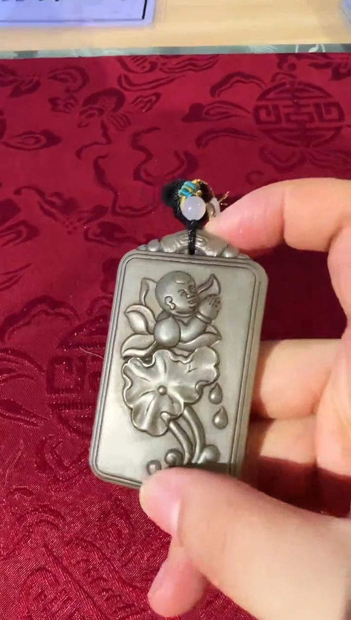 【闪购商品】和田玉挂件未镶嵌22莲花童子