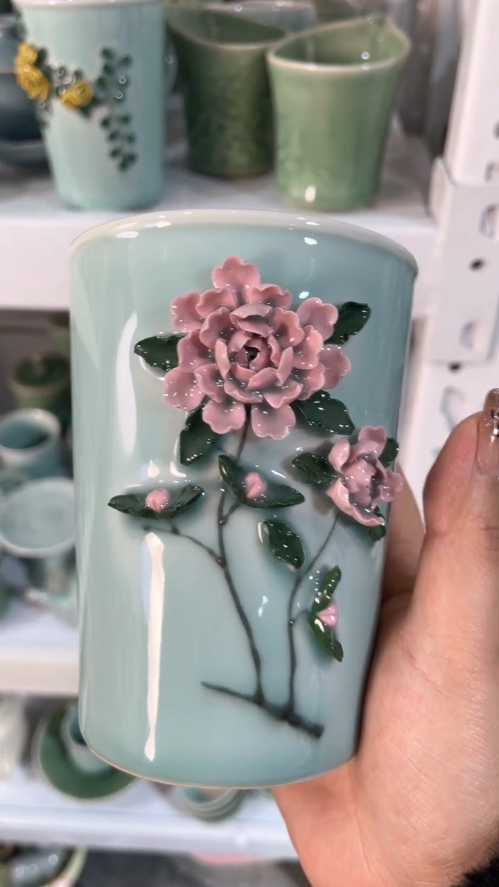 【闪购商品】纯手工 特价 微瑕 慧仙青瓷