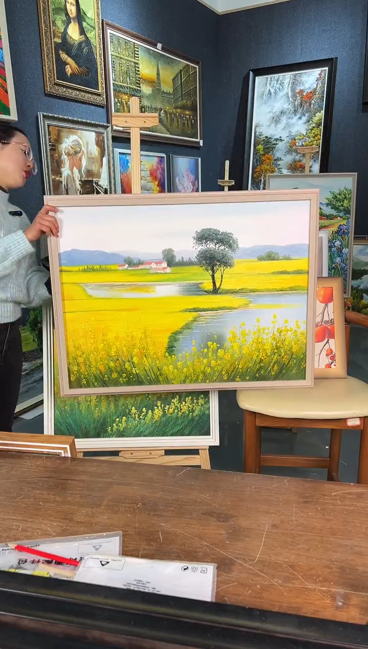 【闪购商品】油画12号 60*80 花卉-手绘油画