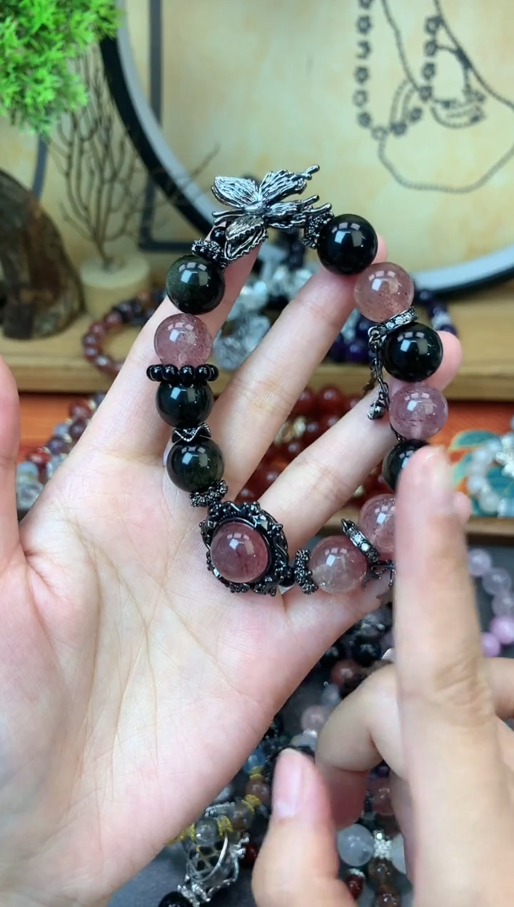 【闪购商品】黑曜岩手饰未镶嵌1217