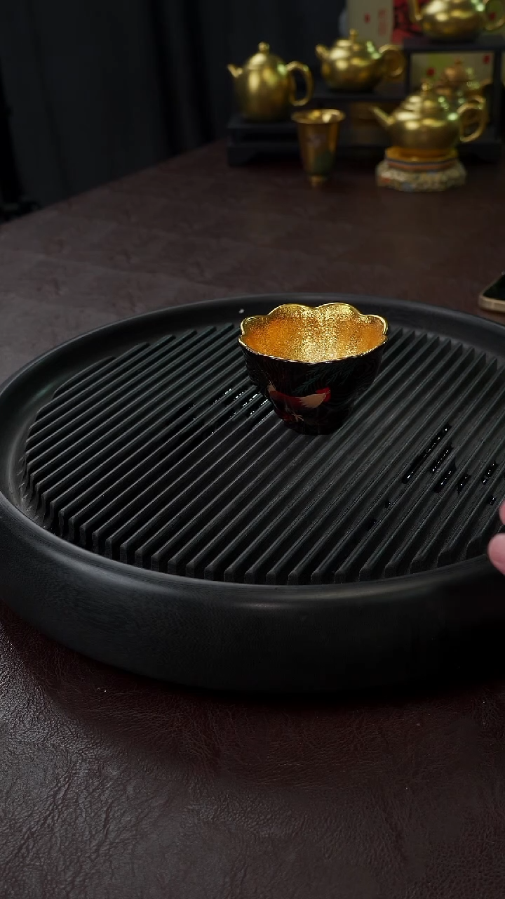 【闪购商品】杯【宜景窑大漆鎏金】杯子11