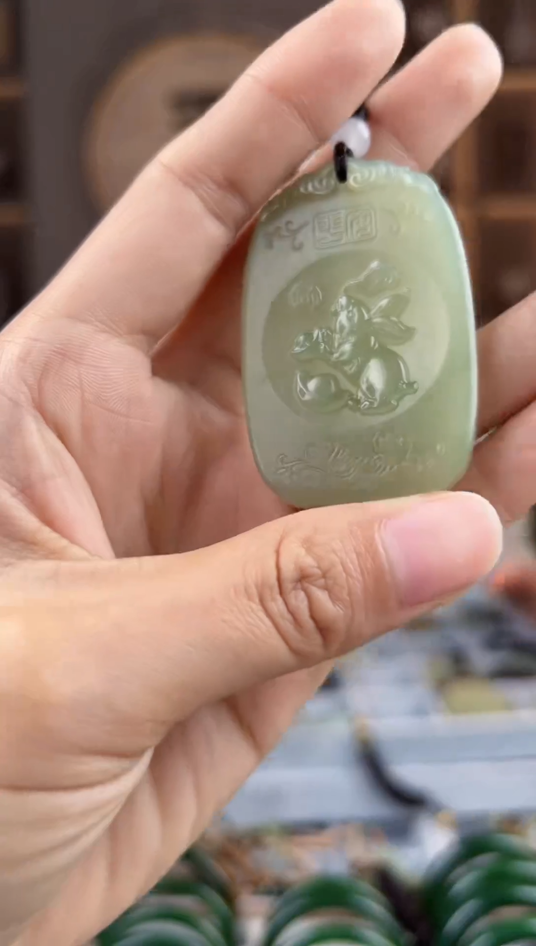 颈饰未镶嵌和田玉拍一发一，拍一发一