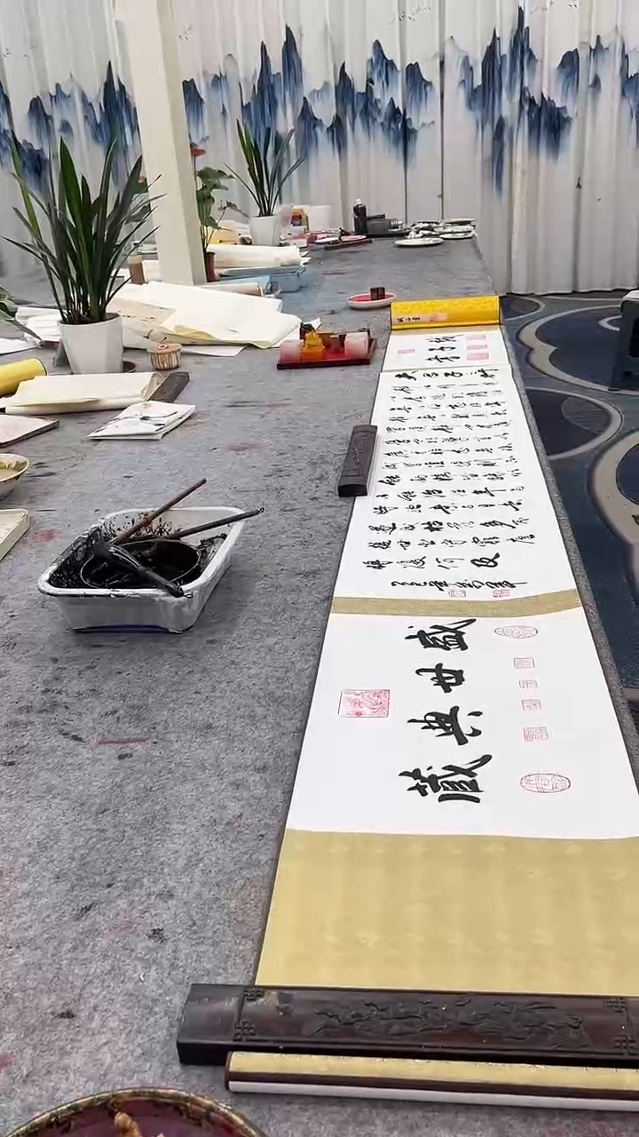 书法王万军3米长卷诫子书