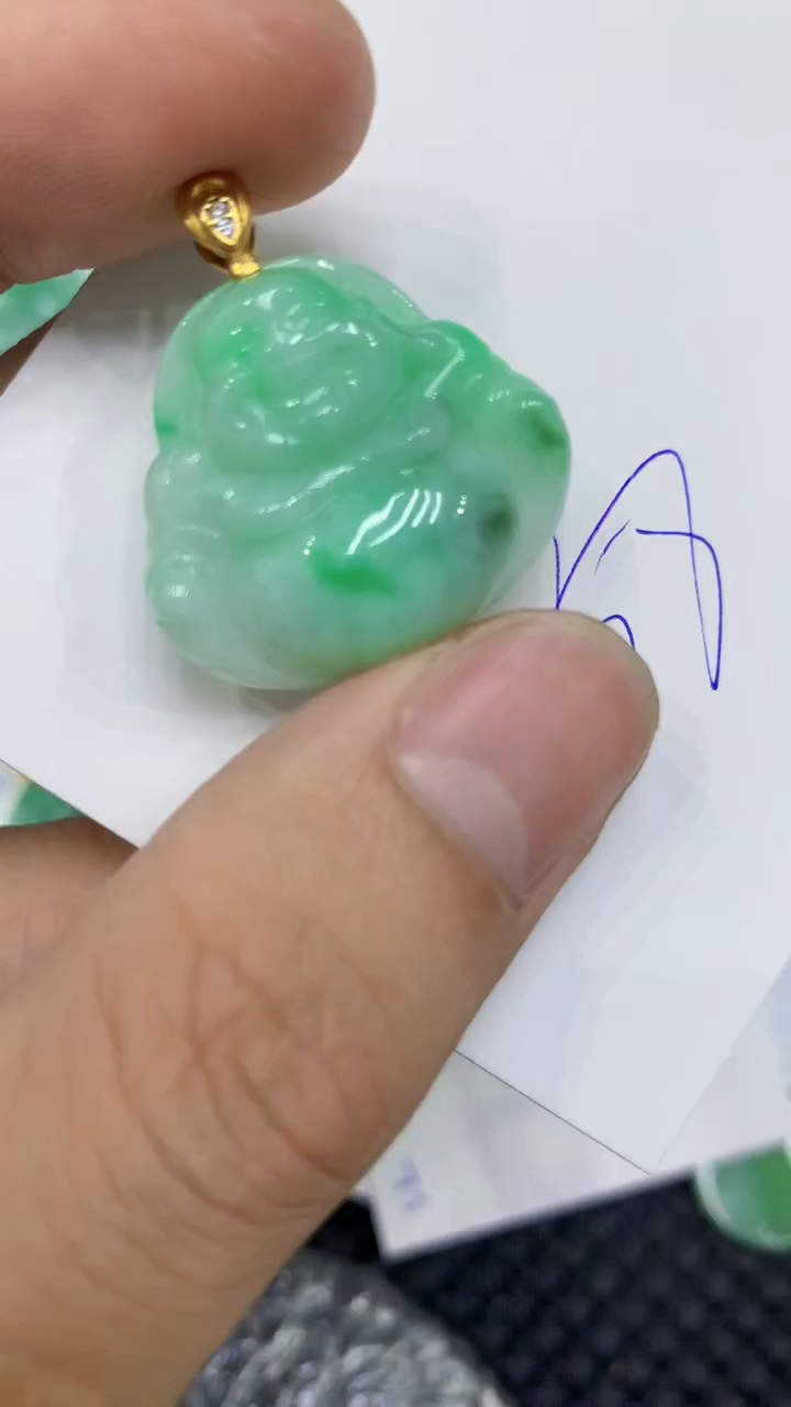 颈饰未镶嵌翡翠天然缅甸A货翡翠