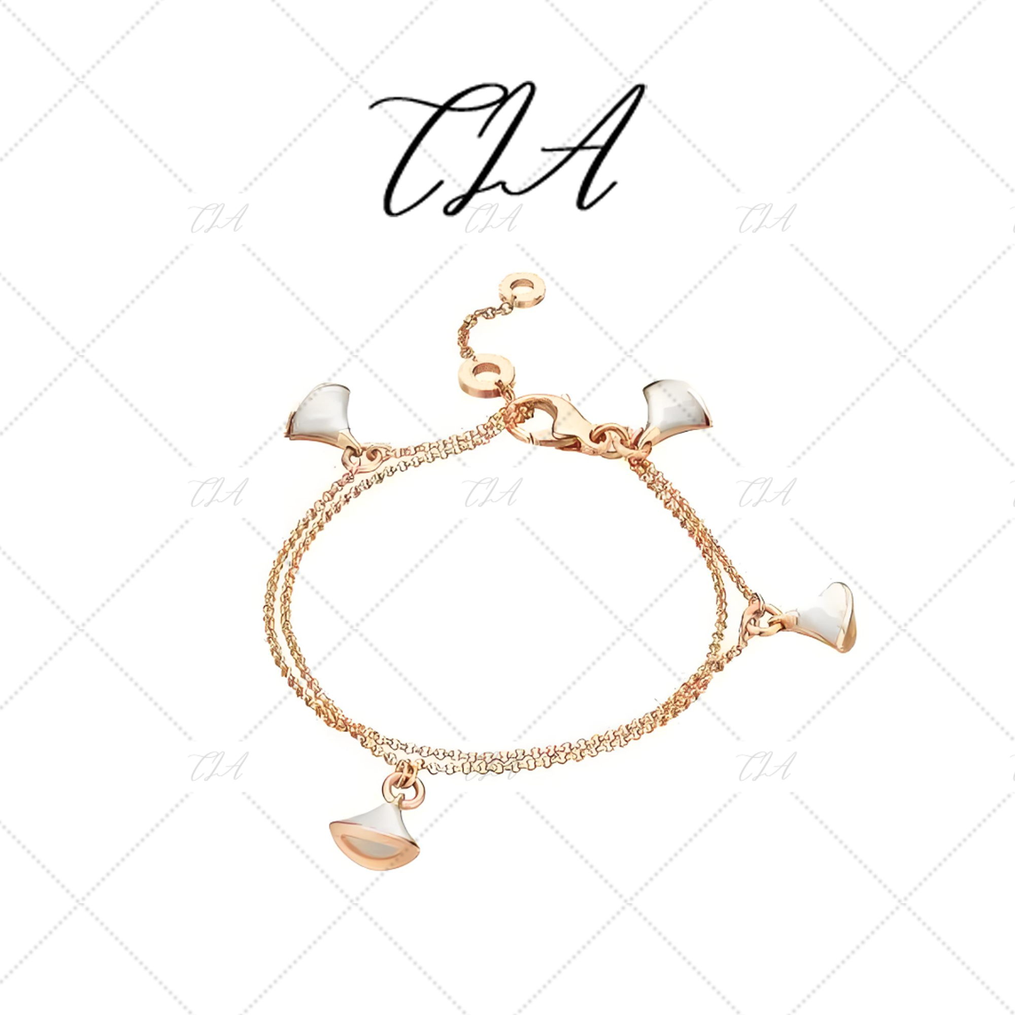 铜合金手链 TIA3013幸运手链女轻奢时尚百搭经典气质