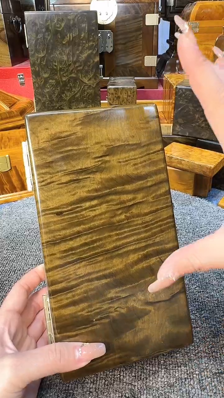 【闪购商品】乌木类成套家具阴沉乌木首饰盒Y1